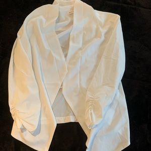 Ruby K white top